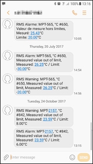 Monitoring System - SMS Alarming